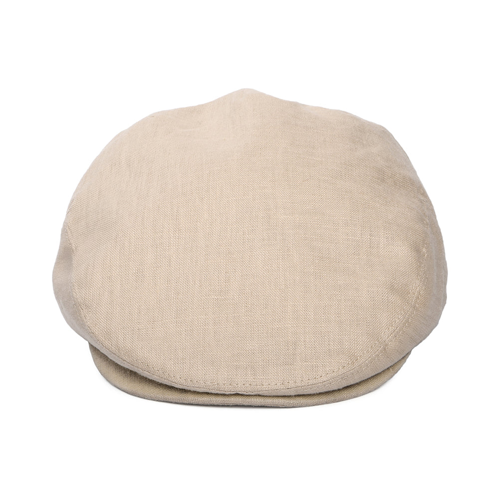 Natural Linen Flat Cap - Image 2