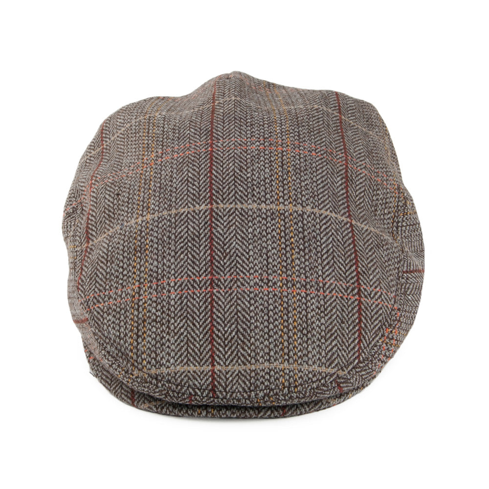 Brown-Grey Tweed Flat Cap - Image 2