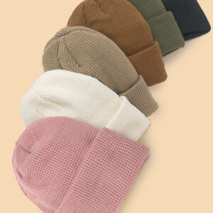 SOFT RIBBED KNIT BEANIES HAT