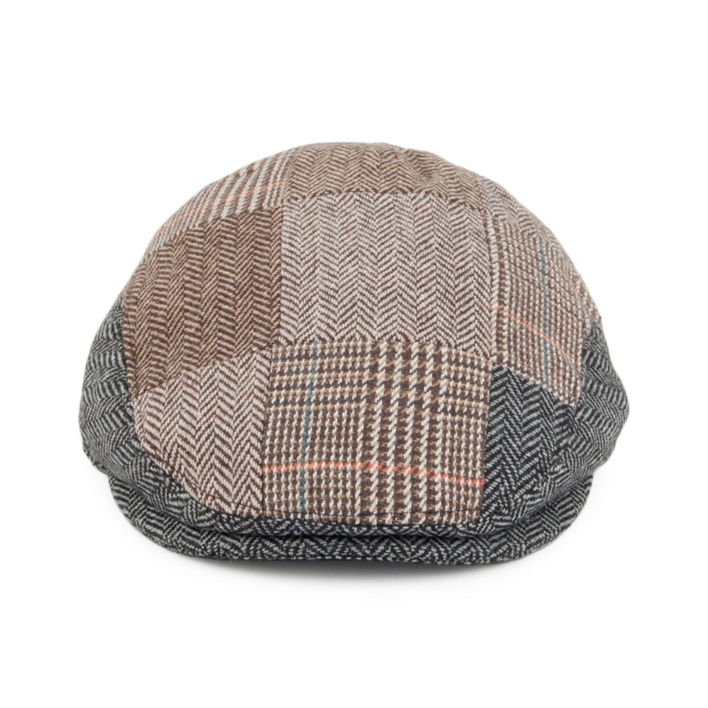 Multi-Coloured Baby Patchwork Flat Cap - Image 3