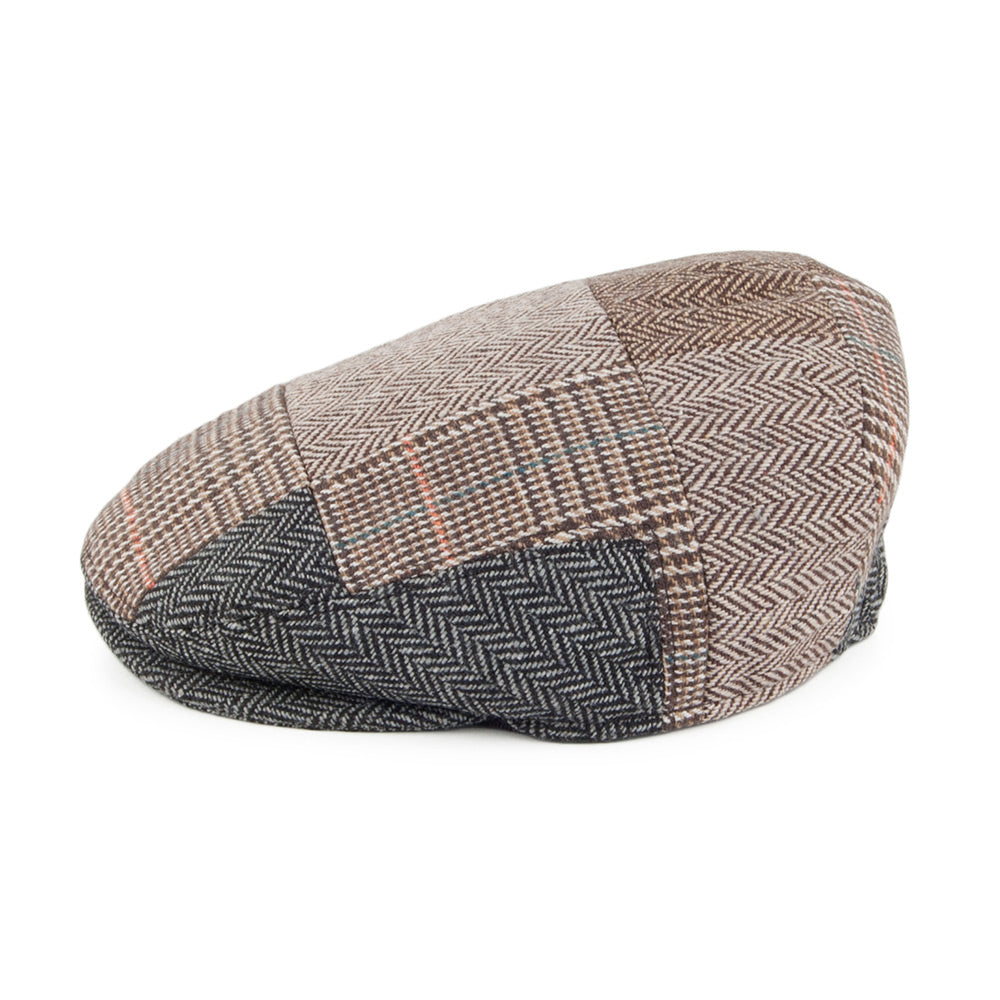 Multi-Coloured Baby Patchwork Flat Cap - Image 4