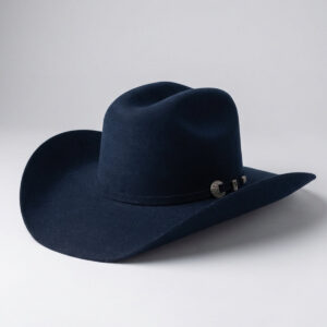 Tombstone Este Oeste Navy Blue Felt Cowboy Hat