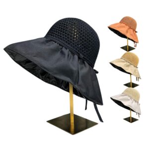 Women's Large Wide Brim Summer Sun Hat Beach Hat