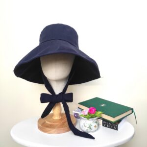 Linen Wide Brim Spring Summer Bonnet, Wide Brim Bucket Hat, Beach Hat, Floppy Fisherman Foldable Sun Hat, Safari Outdoor, Gift for Her