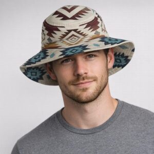 Native American Design Bucket Hat – Unisex