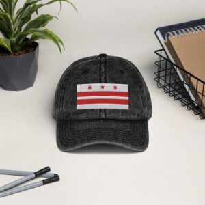 Washington Flag Vintage Cotton Twill Cap